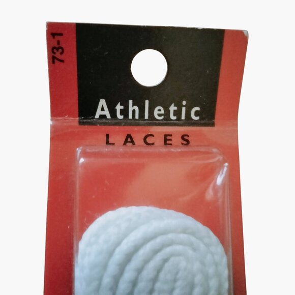Stay Ty Athletic Laces 36 inch Round White Shoelaces One Pair USA - Picture 2 of 7